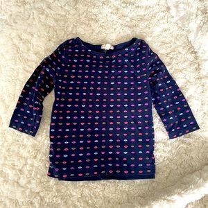 J Crew 4/5 girls shirt